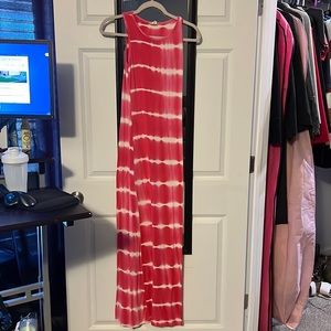 Pink maxi dress